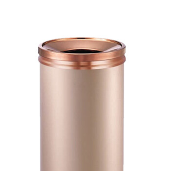 南 GPX-11 南方座地烟灰桶 闪银香槟金钢 落地不锈钢烟缸垃圾桶酒店宾馆垃圾筒烟灰桶