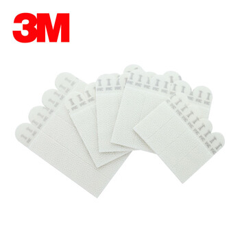3M 高曼魔力扣超值装无孔不伤墙无痕墙面粘钩挂钩1包 含2组大号/6组中号/2组小号 定做