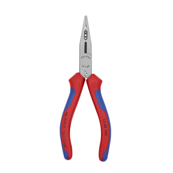 凯尼派克（KNIPEX）13 02 160 电工专用钳 抛光 双色手柄 160mm 切割类工具 钢