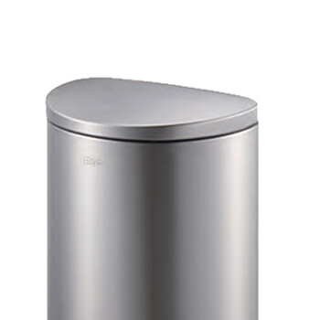南 SJ5-D01 半圆形脚踏桶  砂银钢 防指纹 5升容量 果皮桶  商用酒店宾馆客房不锈钢垃圾桶