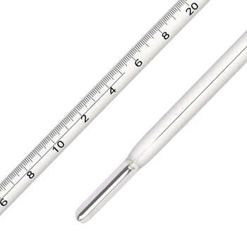 匡建仪表（CONJANT）中兴高精密温度计 工业玻璃棒液体测温仪 手工雕刻款 -10+50℃（水银款分度值0.1） 