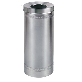 南 GPX-180A 南方废纸垃圾桶 砂纹钢 商用酒店宾馆客房不锈钢垃圾桶 果皮桶 房间桶