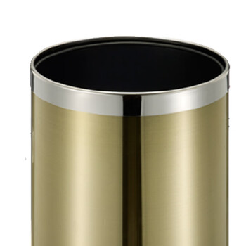 南 GPX-45 南方多层圆形垃圾桶 古青铜 商用酒店宾馆客房不锈钢垃圾桶 果皮桶 房间桶