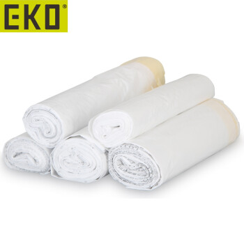 EKO垃圾袋 手提塑料袋加厚断点式抽绳垃圾袋(10L-15L)20个/卷×6卷 EK33803