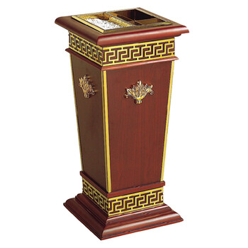 南 GPX-82A 南方宝钻烟灰桶 红木色 落地烟缸垃圾桶酒店宾馆垃圾筒烟灰桶 