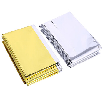 海斯迪克 HKK-18 多功能急救保温毯 金银双面140*210cm 户外求生救生毯防晒毯急救毯