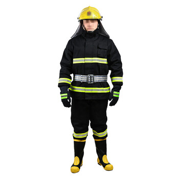 火焰战士 消防服02式消防训练服五件套02款消防战斗服作训服02式火灾抢险救援服厚款