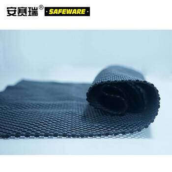 安赛瑞 13880 PVC发泡网格防滑垫 1.5*30m 黑色 工具垫 水果垫 桌面防滑垫 抽屉垫 沙发底垫 茶几桌布防滑垫