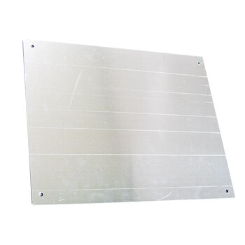 海斯迪克 HK-70  安全标识牌 警告标志 建筑工地警示 当心标志 铝板标牌（当心机械伤人）铝板UV