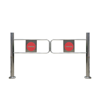 稳斯坦 WST182 厂房出入口闸机 人行通道摆闸 入口安检门 进出口器 超市小摆门 (双门1.2米通道)