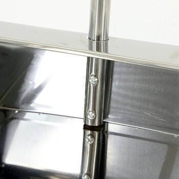 卫洋 WY-1011不锈钢簸箕箕畚箕铲子加厚铁畚斗厨房办公室学校垃圾斗特厚垃圾铲子大号A型不锈钢簸箕一个装