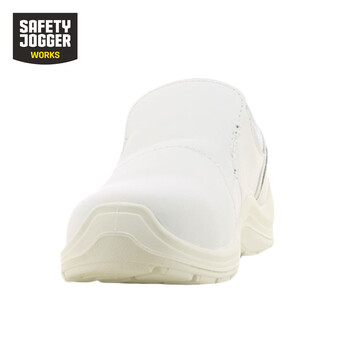 鞍琸宜GUSTO81劳保鞋男女轻便防砸防静电安全鞋白色41码1双装DKH
