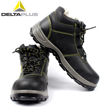 代尔塔 (Deltaplus) 301104升级款301114 防寒鞋羊羔绒防砸防穿刺防油劳保鞋 36码 1双