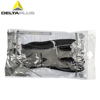 代尔塔（Deltaplus）201630 乳胶涂层手套 涤纶防滑透气弹性抓握性强耐磨抗撕裂  8码 12双