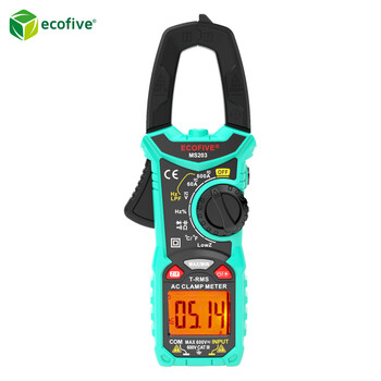 ecofive(莱靡) MS203 交直流钳形表 自动量程交直流多功能防烧 1年维保