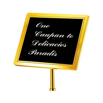 南 P-23 火箭炮指示牌 镜金 酒店大堂立式水牌展示架宣传牌广告牌 向导牌