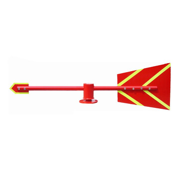 越翔安防（YX）FX-01B 标准型金属风向标 夜光反光型风向标 夜光金属风向仪（反光型风向标+1.2米支架）