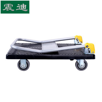 震迪手推车60*90承重600斤折叠四轮拉杆车KC809搬运车
