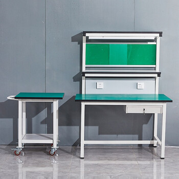 京顿防静电工作台钳工工作台桌子车间打包台工厂组装维修桌操作台 1000*600*750+850mm