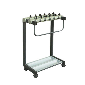 超洁亮（SUPER·CLEAN）D-005 商用12头带锁豪华型雨伞架 雨伞收纳架挂伞架