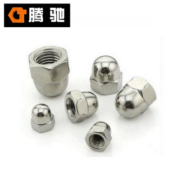 腾驰 CT 304 美标盖型螺母 IFI粗牙 不锈钢盖形螺帽 1/2（80支/盒）