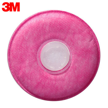 3M 2091CN 等级高效防尘滤棉 可搭配6200/7502半面罩 2片/包 定做