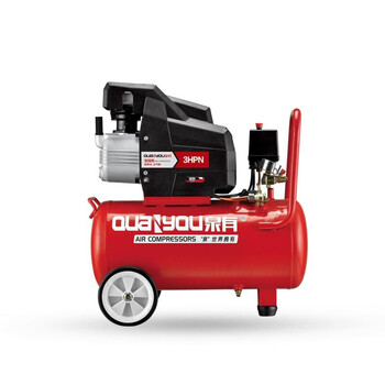泉有（quanyou）直联式空压机 QY-3HPN 木工工业用便携式空气压缩机30L