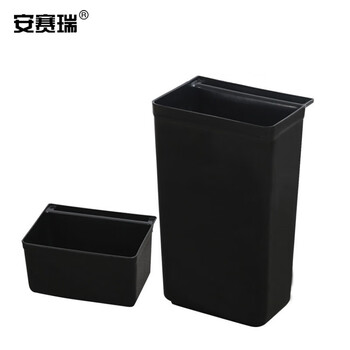 安赛瑞 收餐车 酒店餐厅收碗车 大号塑料可拆卸手推清洁车 餐盘碗碟多功能收集车 配2桶+3盆 24480