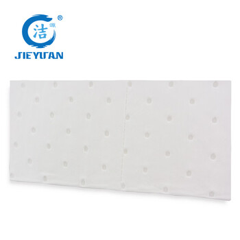 新络（XINLUO）OP4001X白色吸油垫480*380*4mm*100片/箱压点带撕线吸油棉撕开使用节省吸油片