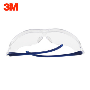 3M 10437户外骑行防风防沙防尘护目镜 工业防刮打磨防护眼镜 5副