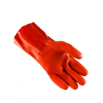 东亚/博尔格 508耐油浸塑手套 PVC浸胶耐弱酸碱防滑防水耐磨 工业防护手套 定做 10副