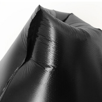 谋福1207 黑色垃圾袋酒店环卫办公塑料袋（背心式60*80  50只装 ）