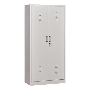 庄太太【0.7厚201不锈钢双门】不锈钢单双门保洁工具收纳柜卫生柜