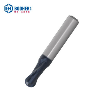 宝合(BOOHER)耐热系列2刃短柄球头铣刀3.0mm(4mm柄径） 2706701