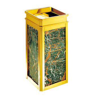 南 GPX-17A 南方方水晶座地烟灰桶 镜金 办公楼立式座地烟灰桶户外垃圾箱大厅大堂电梯口烟灰桶