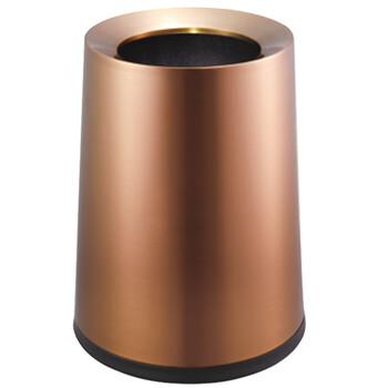 南 GPX-3E 锥形房间桶 玫瑰金 商用 南方垃圾桶 酒店宾馆客房果皮桶