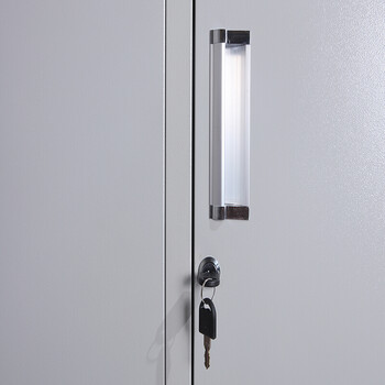 万尊 钢制储物柜3门1800*900*420mm 加厚款铁皮柜工服柜鞋柜更衣柜寄存柜