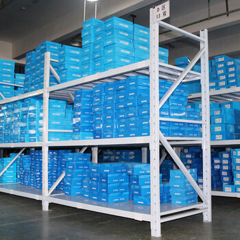 恒载中型仓储货架展示架储物架置物架子承载250kg白色200*60*200=4层主架可定制