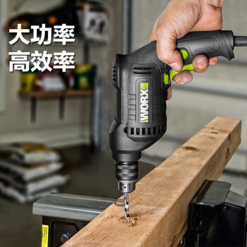 威克士（WORX）手电钻WU118.1手电钻380W多功能电动螺丝刀小手枪钻电动工具 380W-自锁夹头