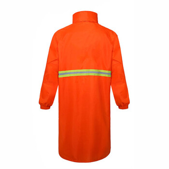 劳保佳 劳保反光雨衣 防水环卫服 交通安全警示服  工作服  180荧光绿 均码