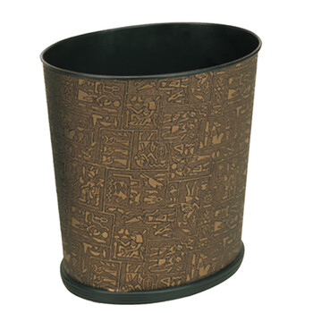 南 GPX-179 南方圆锥形房间垃圾桶 埃及纹皮 酒店宾馆商用客房垃圾桶 居家房间桶 果皮桶