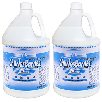 超宝（CHAOBAO）DFF002 高速面蜡  商用酒店商场地板抛光蜡 3.8L*4瓶