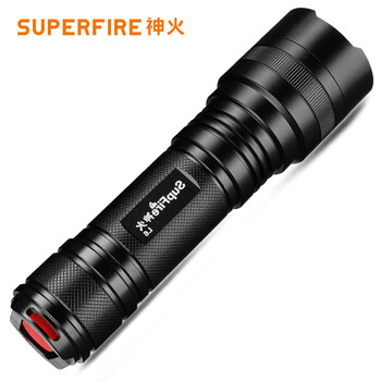 神火 L6 强光手电筒 户外灯防身配26650电池 A定做 1套