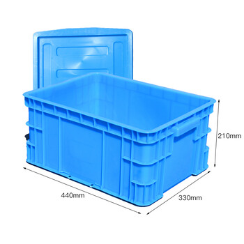 知旦 含盖周转箱 外径:440*330*210mm塑料箱 Z-400200P