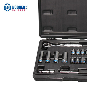 宝合(BOOHER)20件6.3MM系列套筒组套 2300101 