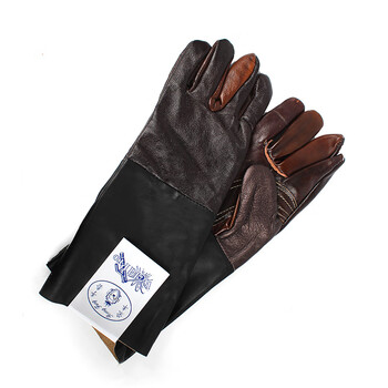 GAJ   AA加条电焊手套（明线）机器修理钢铁冶炼玻璃制造业手套 12副起定 黑 均码