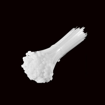 飞尔（FLYER）尼龙扎带 束线扎线带 捆扎带 塑料绑带 白色 5×400mm 500根/包