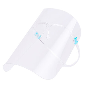 者也（ZYE）透明防护面具双面防雾炒菜防油溅面屏防油烟面罩防烫伤保护面罩防护眼镜护脸防油面屏 透明色