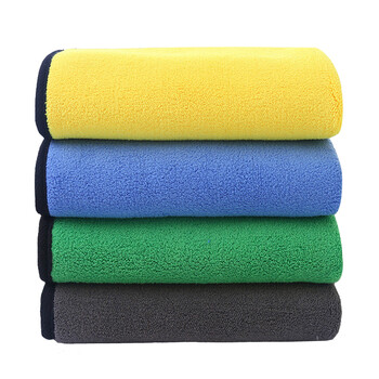 纳仕德 WSX0011 加厚双面纤维抹布吸水去污百洁布珊瑚绒清洁巾 40*60CM 1条 颜色随机