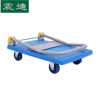 震迪手推车60*90承重600斤折叠小货车工厂手拉车KC807